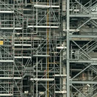 West Covina Scaffolding Rental industrial scaffold system providing access throughout a facility