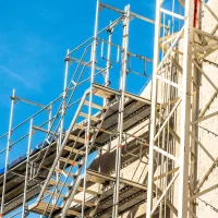 West Covina Scaffolding Rental residential scaffolding installed for exterior home construction work